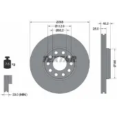 Textar Remschijf 92121005