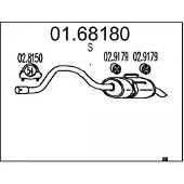 MTS 01.68180 Einddemper