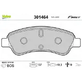 Valeo 301464 Remblokken