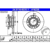 Ate Remschijf 24.0116-0235.1