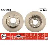 TRW Remschijf DF4988S, 1 Stuk