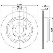 Hella Remschijf 8DD 355 116-111