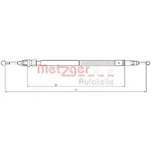 METZGER Trekkabel, parkeerrem 10.4738