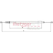 METZGER 10.4577 Handremkabel