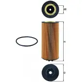 MAHLE ORIGINAL OX 987D Oliefilter