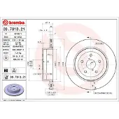 Brembo 05-07 Subaru Impreza Rear Premium UV Coated OE Equivalent Rotor
