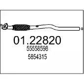 MTS Uitlaatpijp 01.22820