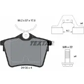 Textar Remblokset 2413501, achter