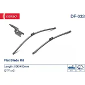 Denso Wisserblad DF-033, 600/400mm, Voor, 2 Stuk
