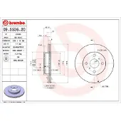 Brembo Remschijf 09.5536.20