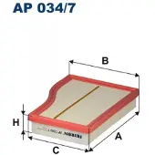 FILTRON Luchtfilter AP 034/7