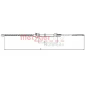 METZGER Kabel, parkeerrem 10.7136