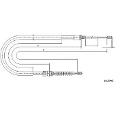 METZGER 10.6045 Handremkabel