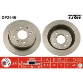 TRW DF2646 Remschijf