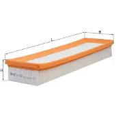 Knecht LX 1634 Luchtfilter
