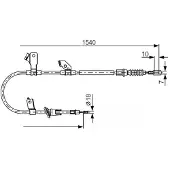 Bosch Kabel, parkeerrem 1 987 482 271