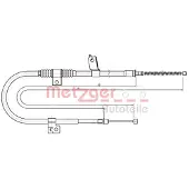 METZGER 17.2291 Handremkabel