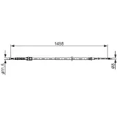 Bosch Trekkabel, parkeerrem 1 987 482 789