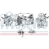 Nissens Compressor airconditioning 890594