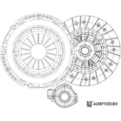 Blue Print Koppelingsset ADBP300089