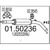 MTS Middendemper 01.50236
