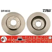 TRW Remschijf DF4933