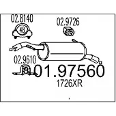 MTS 01.97560 Einddemper