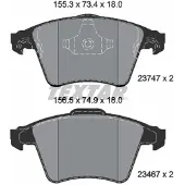 Textar Remblokset 2374702, voor