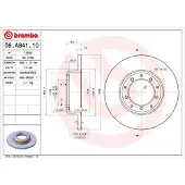 Brembo Remschijf 08.A841.10