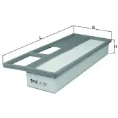 MAHLE ORIGINAL LX 1920 Luchtfilter