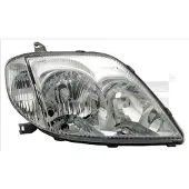 TYC Koplamp rechts 20-0265-05-2 TYC voor o.a. TOYOTA