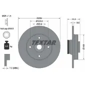Textar 92194103 Remschijf