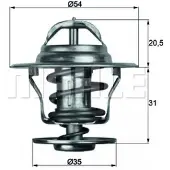 MAHLE ORIGINAL Thermostaat, koelvloeistof TX 13 87D