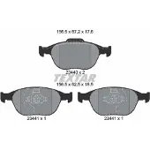 Textar Remblokset 2383201, voor