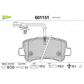 Valeo 601151 Remblokken