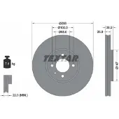Textar Remschijf 92302303