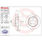 Brembo 08.4738.21 Remschijf