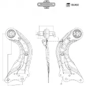 FEBI BILSTEIN 186460 Draagarm