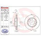 Brembo 09.9726.11 Remschijf