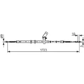 Bosch Kabel, parkeerrem 1 987 482 268