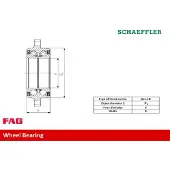 Schaeffler FAG Wiellagerset met naaf FAG 713 6497 90