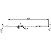 Bosch Kabel, parkeerrem 1 987 482 545