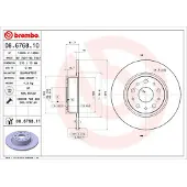 Brembo 08.6768.11 Remschijf