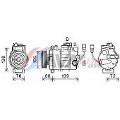 AVA Clever Choice Compressor, airconditioning VNAK382