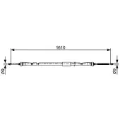 Bosch Kabel, parkeerrem 1 987 482 636