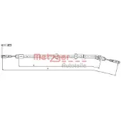 METZGER 10.9513 Handremkabel