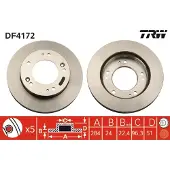 TRW DF4172 Remschijf