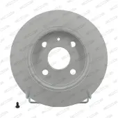FERODO Remschijf DDF1043C achter, compleet, 2 stuk