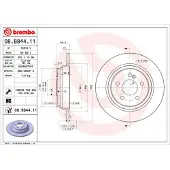 Brembo Remschijf 08.B844.11