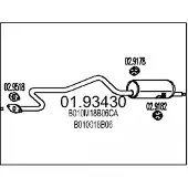 MTS 01.93430 Einddemper